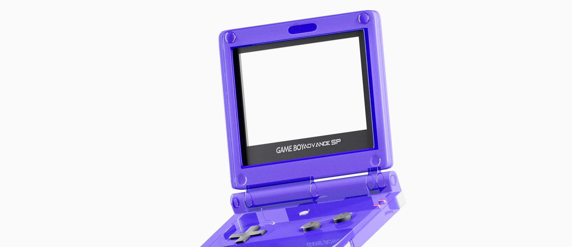 Game Boy Advance SP - Clear Blue