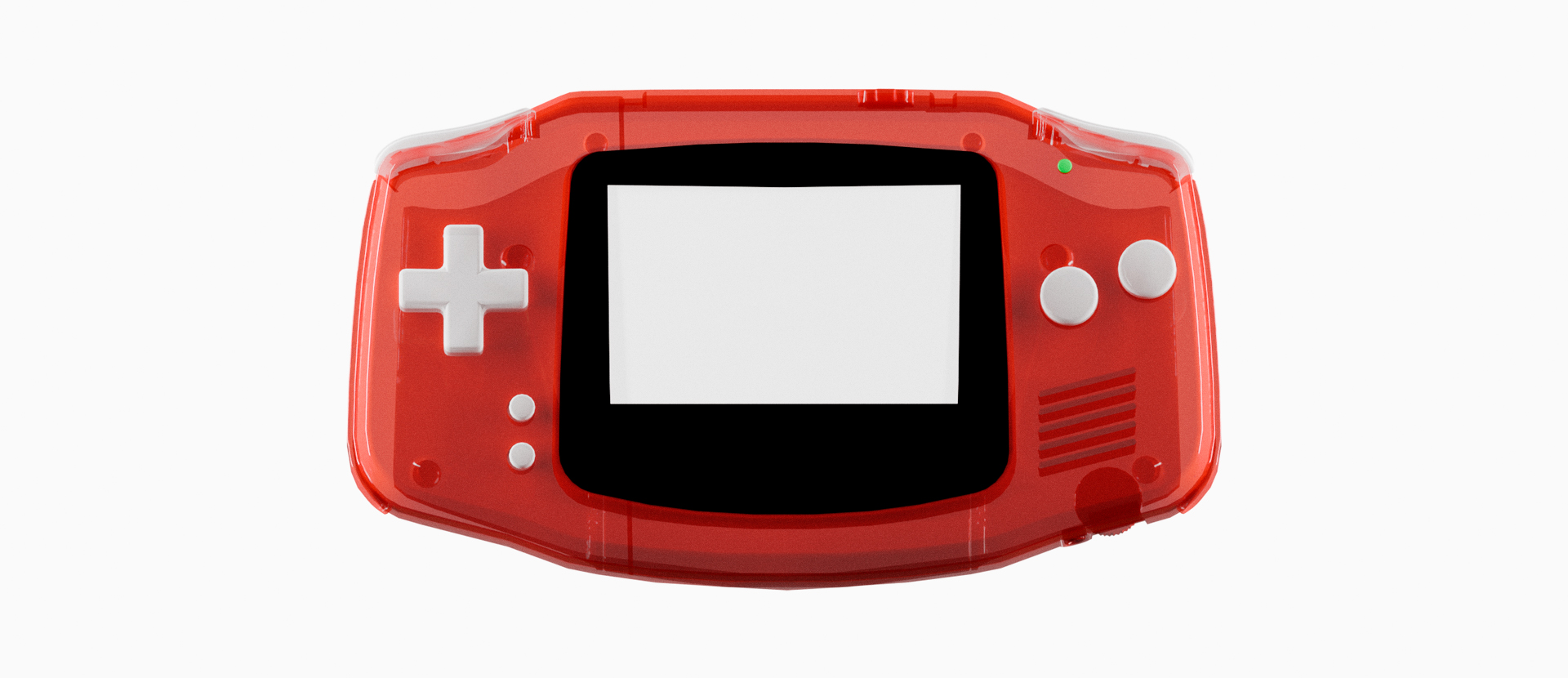 Game Boy Advance - Clear Red