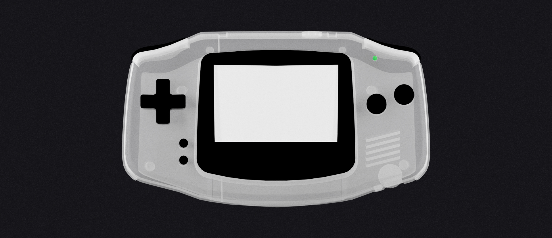 Game Boy Advance - Clear White