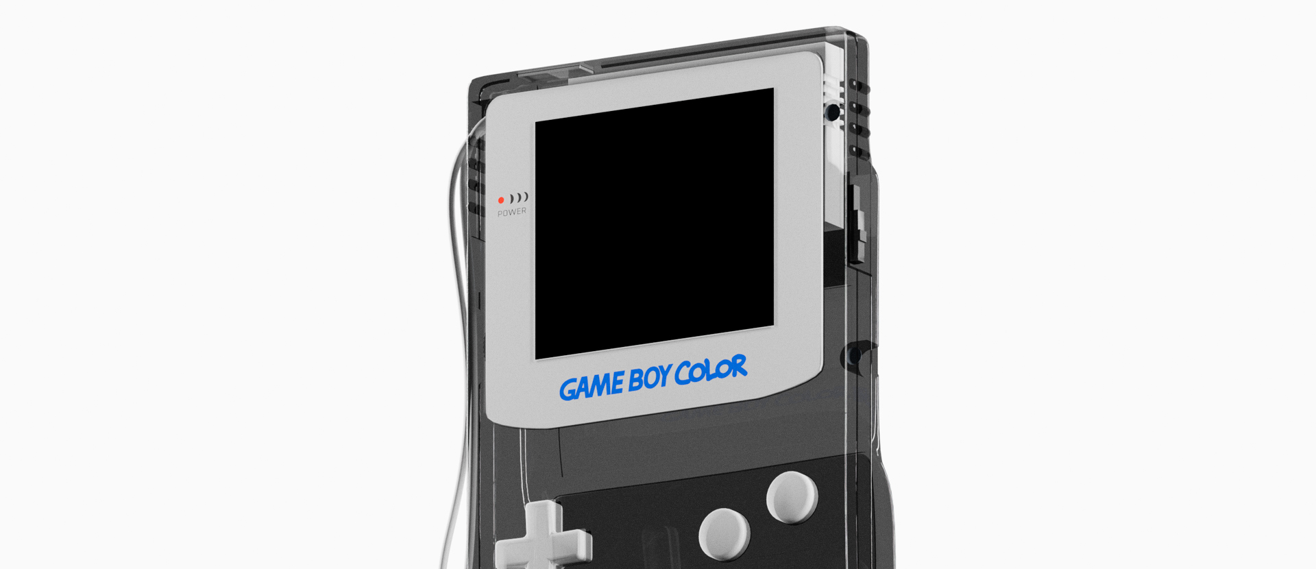 Game Boy Color - Clear Black