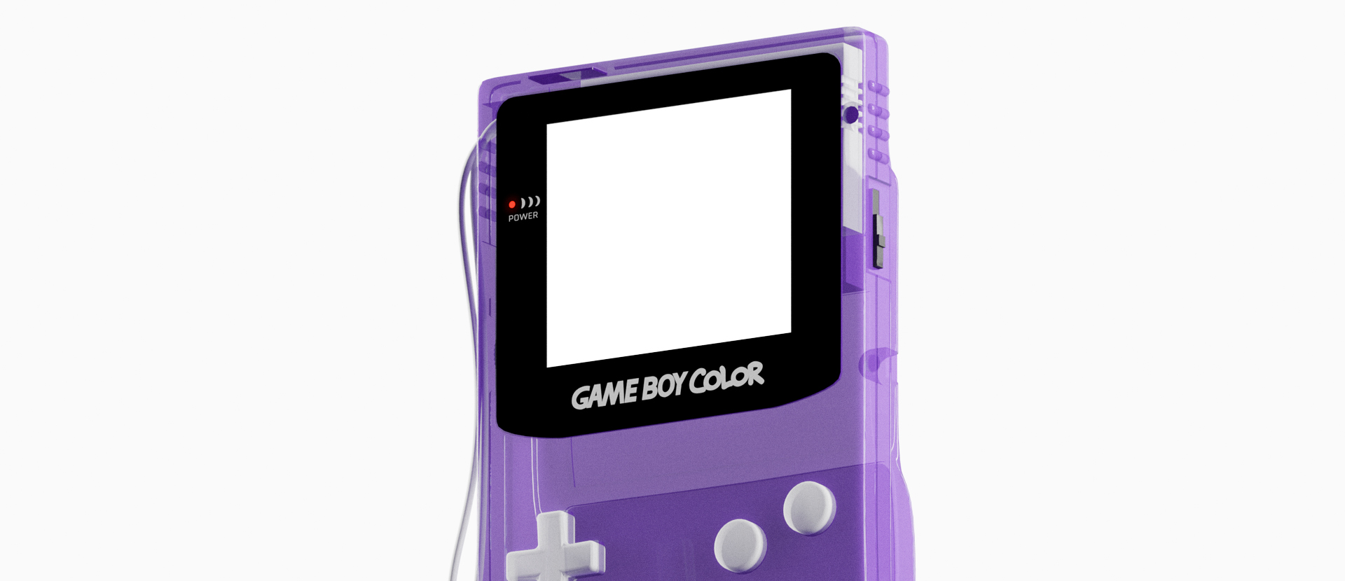 Game Boy Color - Clear Purple