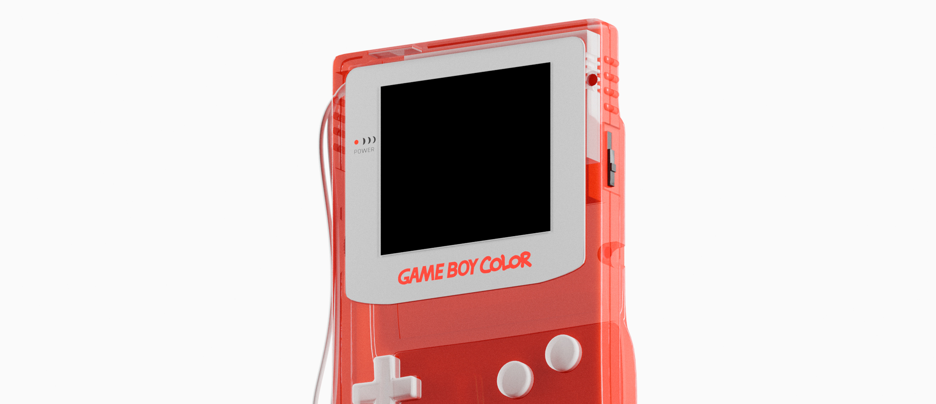Game Boy Color - Clear Red
